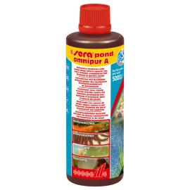 SERA Pond Omnipur A,  Tratament Complet pentru Cele Mai Frecvente Boli ale Peștilor de Iaz, 250ml