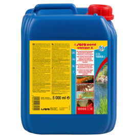 SERA Pond Omnipur A,  Tratament Complet pentru Cele Mai Frecvente Boli ale Peștilor de Iaz, 5L