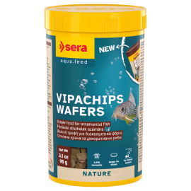 SERA Vipachips Nature. Hrana Chipsuri Pentru Pesti de Acvariu, 250ml