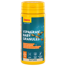SERA Vipagran Baby, Hrana Micro-Granulata Pentru Cresterea Pestilor de Acvariu, 50ml