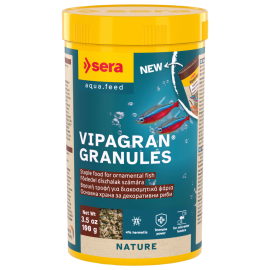 SERA Vipagran Nature, Hrana Granulata Pentru Pesti de Acvariu, 250ml