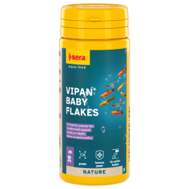 SERA Vipan Baby, Hrana Fulgi Pentru Cresterea Pestilor de Acvariu, 50ml