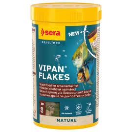 SERA Vipan Nature, Hrana Fulgi Pentru Pesti de Acvariu, 250ml