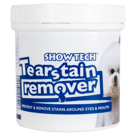SHOW TECH Tear Stain Remover, Crema Pentru Indepartat Petele din Jurul Ochilor si Botului la Caini si Pisici cu Blana Alba 200ml