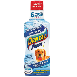 SYNERGY Dental Fresh Whitening, Apa de Gura Pentru Caini, cu Efect de Albire a Dintilor, 237ml