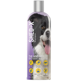 SYNERGY SHED-X Sampon Pentru Caini Impotriva Caderii Excesive a Parului din Blana, 473ml