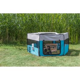 Tarc Pliabil din Nylon Pentru Cazare Iepuri sau Cobai, 130x55cm