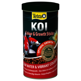 TETRA Pond Koi Colour & Growth Sticks, Hrană pentru Crapi Koi, Culoare Intensă și Creștere Sănătoasă, 1L