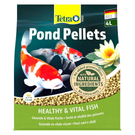 TETRA Pond Pellets – Hrană Completă pentru Pești de Iaz, Creștere Sănătoasă și Apă Curată, 4L