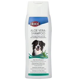 TRIXIE Sampon cu Aloe Vera, Pentru Caini, Pentru Blana Moale, Stralucitoare si Usor de Periat, 250 ml