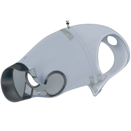 TRIXIE Haina de Protectie Postoperatorie Pentru Caini, Marime XS-S, 30cm