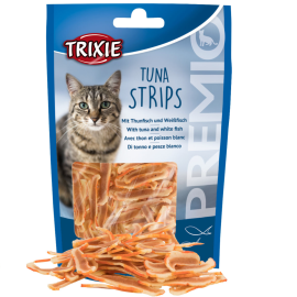 TRIXIE Pemio Recompensa  Pentru Pisici, Fasii Carne de Ton, 20g