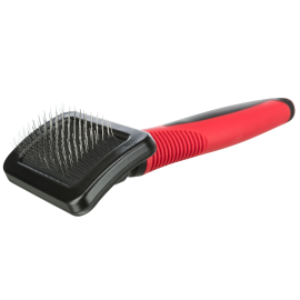 TRIXIE Perie Slicker S cu Pini Moi Flexibili Pentru Ingrijire Delicata Orice Tip de Blana 7x16cm