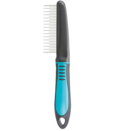 TRIXIE Piaptan cu Dinti Alternanti Multifunctional, Pentru Orice Tip de Blana 22cm
