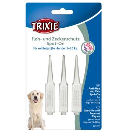 TRIXIE Pipete Antiparazitare Naturale Spot On Pentru Caini intre 15-30kg, 3x3ml