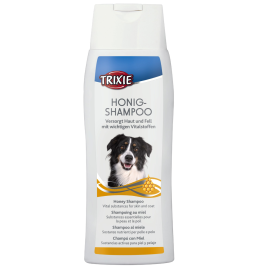 TRIXIE Sampon cu Miere Pentru Caini, Curatare in Profunzime Orice Tip de Blana, 250ml