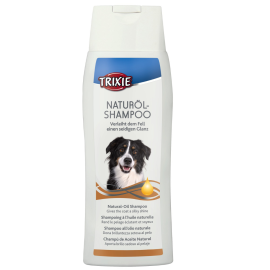 TRIXIE Sampon cu Uleiuri Naturale, Pentru Caini, Volum si Stralucire Matasoasa Pentru Orice Tip de Blana, 250ml