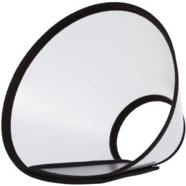 TRIXIE Guler de Protectie Pentru Caini si Pisici, Plastic Transparent cu Margini Tivite, Marime M, Circumferinta Gat 36-43cm