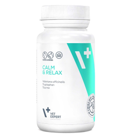 VET EXPERT Calm & Relax Supliment Antistress Pentru Caini si Pisici, 30 capsule