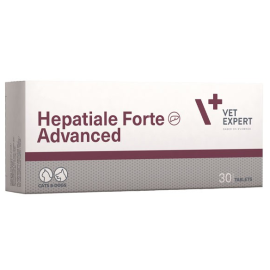 VET EXPERT Hepatiale Forte Advanced, Supliment Pentru Intarirea Functiilor Hepatice la Caini si Pisici, 30 comprimate