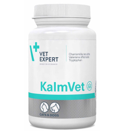 VET EXPERT KalmVet Twist Off, Supliment Antistress Pentru Caini si Pisici, 60capsule