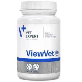 VET EXPERT ViewVet Twist Off, Supliment Pentru Sustinerea Sanatatii Ochilor la Caini si Pisici, 45 capsule