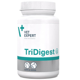 VET EXPERT TriDigest, Supliment Pentru Stimularea Secretiilor Digestive  la Caini si Pisici, 40 Tablete