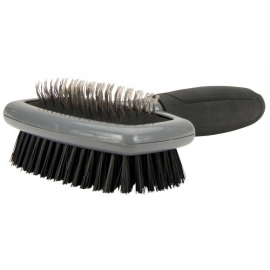 VETOCANIS Perie Slicker cu Doua Fete, Pentru Caini sau Pisici, 19cm
