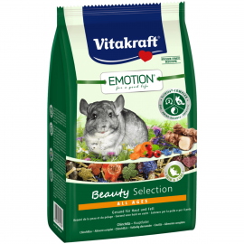 VITAKRAFT Emotion Beauty Selection, Hrana Completa Pentru Chinchilla, 600g