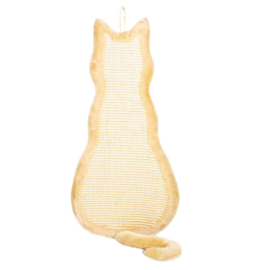 WILD CAT Placa Pentru Ascutit Ghearele, Sisal si Plus Bej, 69x35cm