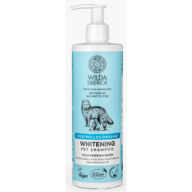 Wilda Siberica Șampon Vegan cu Mure Galbene și Lichen Arctic, Pentru Câini și Pisici cu Blană Albă, 400ml