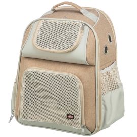 WILLOW Rucsac Pentru Transport Caini sau Pisici, Maxim 7kg, Bej | Maro, 38x25x45cm
