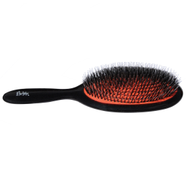 YENTO Nylon-Bristle Perie Profesionala cu Pini din Par Mistret si Plastic | Caini Talie Mare cu Par Fin | Blana Scurta sau Lunga