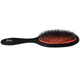 YENTO Nylon-Bristle Perie Profesionala cu Pini din Par Mistret si Plastic | Caini Talie Medie cu Par Fin | Blana Scurta sau Lunga